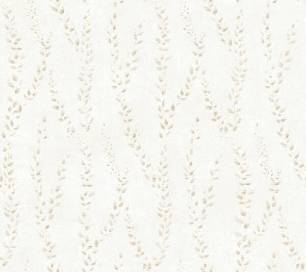 Alpenrose Beige Vine Wallpaper