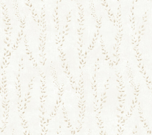 Alpenrose Beige Vine Wallpaper