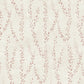 Alpenrose Maroon Vine Wallpaper