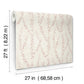 Alpenrose Maroon Vine Wallpaper