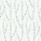 Alpenrose Sapphire Vine Wallpaper