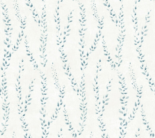 Alpenrose Sapphire Vine Wallpaper