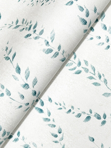 Alpenrose Sapphire Vine Wallpaper
