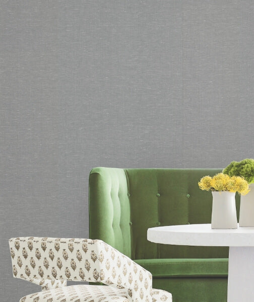 Hempfield Weave Sea Green Loomed Wallpaper