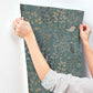 Aspen Teal & Brown Wallpaper