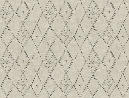 Souk Diamonds Taupe Wallpaper