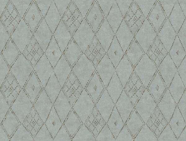 Souk Diamonds Sage Wallpaper