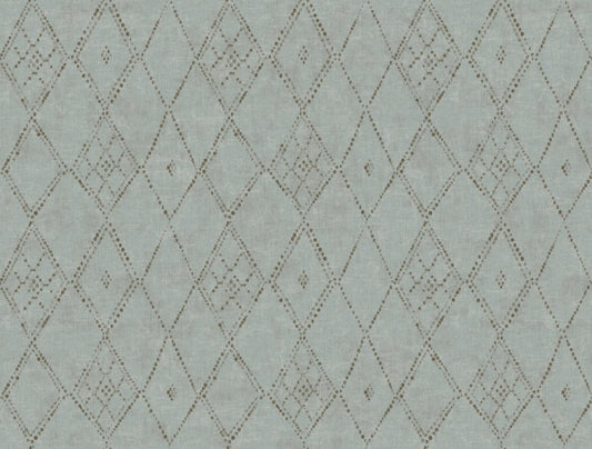 Souk Diamonds Sage Wallpaper