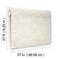 Zora Wave Light Grey Wallpaper
