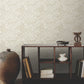 Zora Wave Taupe Wallpaper