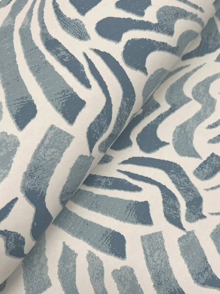 Zora Wave Denim Wallpaper