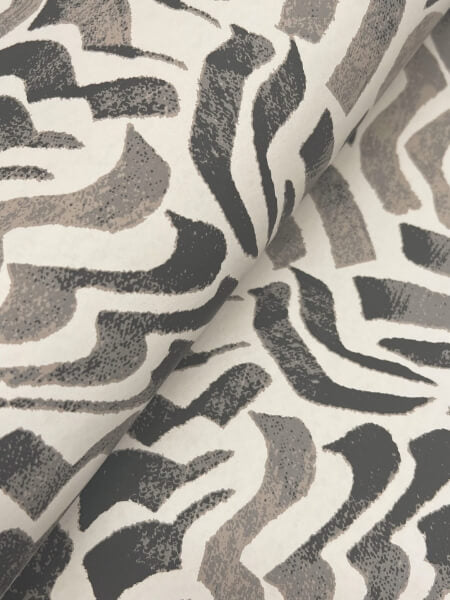Zora Wave Charcoal Wallpaper
