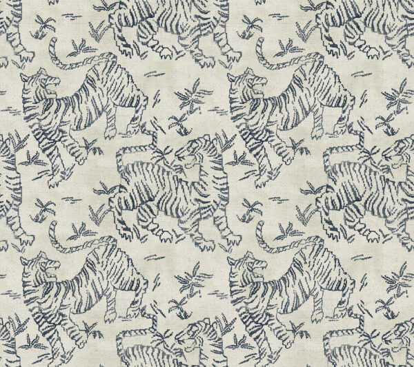 Orly Tigers Indigo Wallpaper