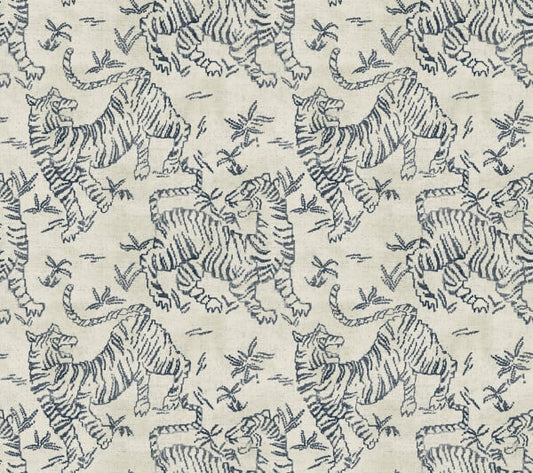 Orly Tigers Indigo Wallpaper