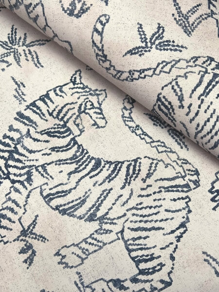 Orly Tigers Indigo Wallpaper