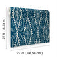 Rousseau Paperweave Indigo Wallpaper