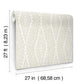 Rousseau Paperweave Warm Grey Wallpaper