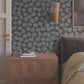 Elora Leaf Black Wallpaper