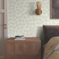 Elora Leaf Green Wallpaper
