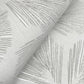 Elora Leaf Grey Wallpaper