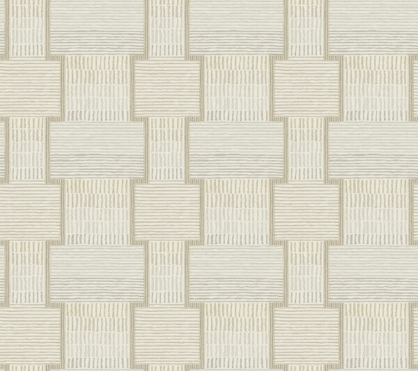 La Broderie Beige Wallpaper