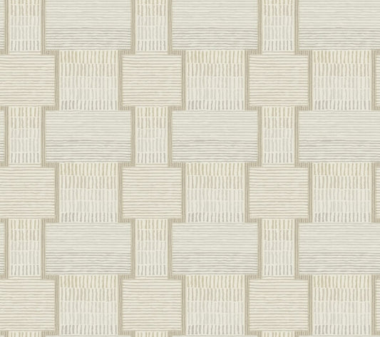 La Broderie Beige Wallpaper