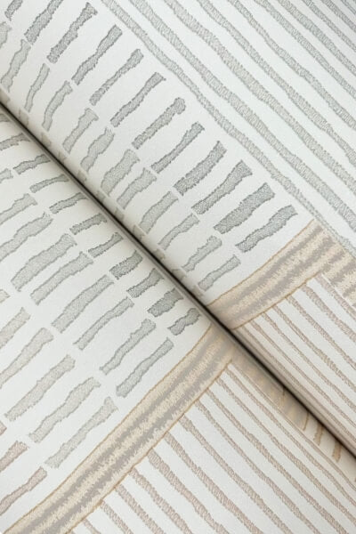 La Broderie Beige Wallpaper