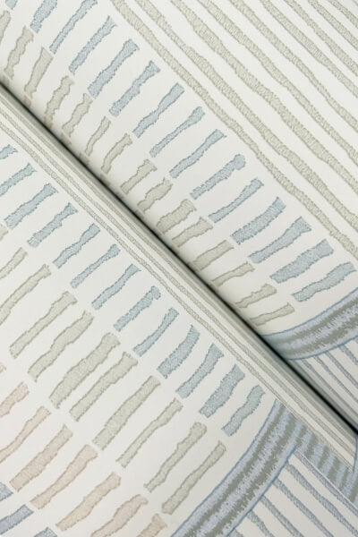 La Broderie Sky Blue Wallpaper