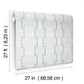 La Broderie Sky Blue Wallpaper