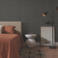 Martigue Stripe Black Wallpaper