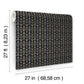 Martigue Stripe Black Wallpaper