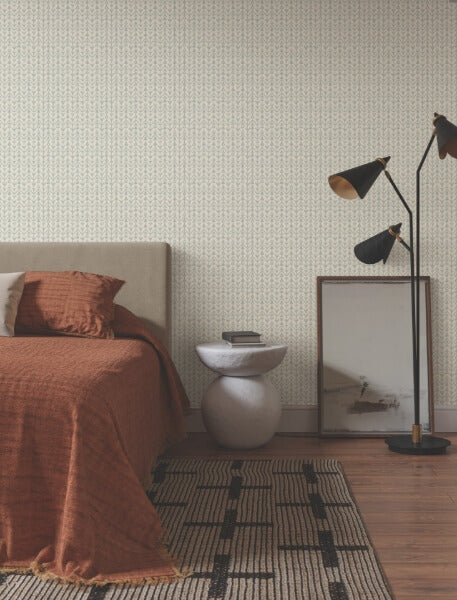 Martigue Stripe Sage Wallpaper