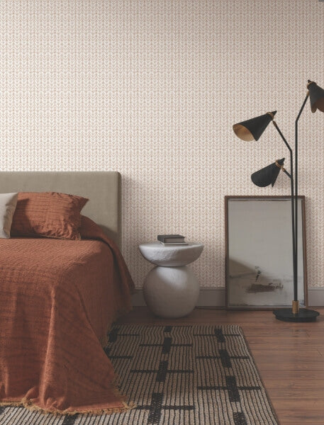 Martigue Stripe Blush Wallpaper