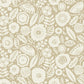 Camille Blossom Ochre Wallpaper