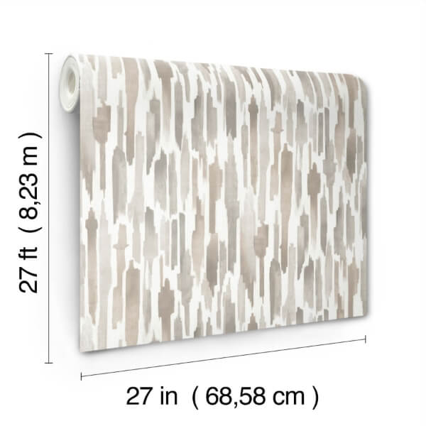 Pluie Light Neutral Wallpaper