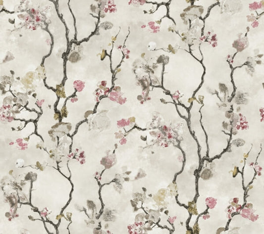 Avril Chinoiserie Rose Wallpaper