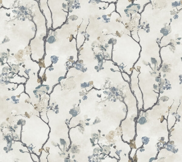 Avril Chinoiserie Peacock Wallpaper