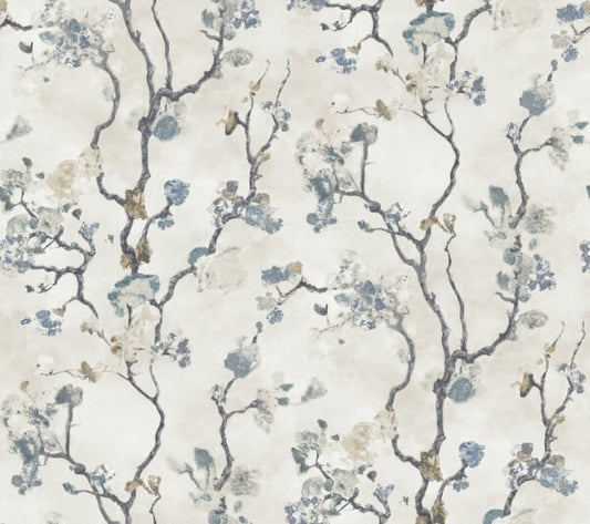 Avril Chinoiserie Peacock Wallpaper