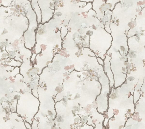 Avril Chinoiserie Blush Wallpaper