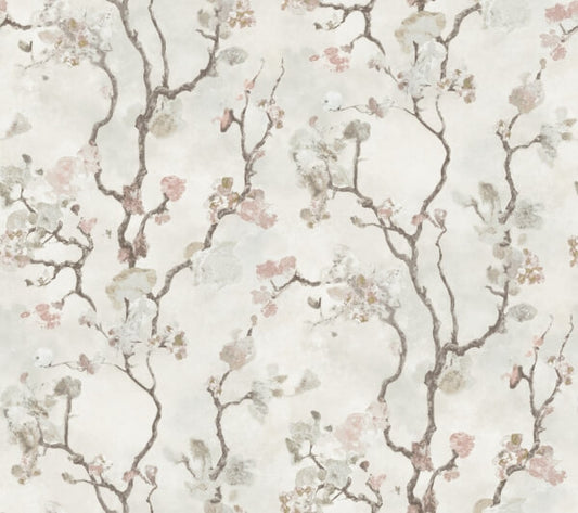 Avril Chinoiserie Blush Wallpaper