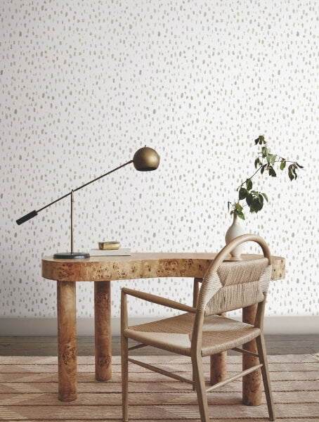 Tachette Taupe Wallpaper