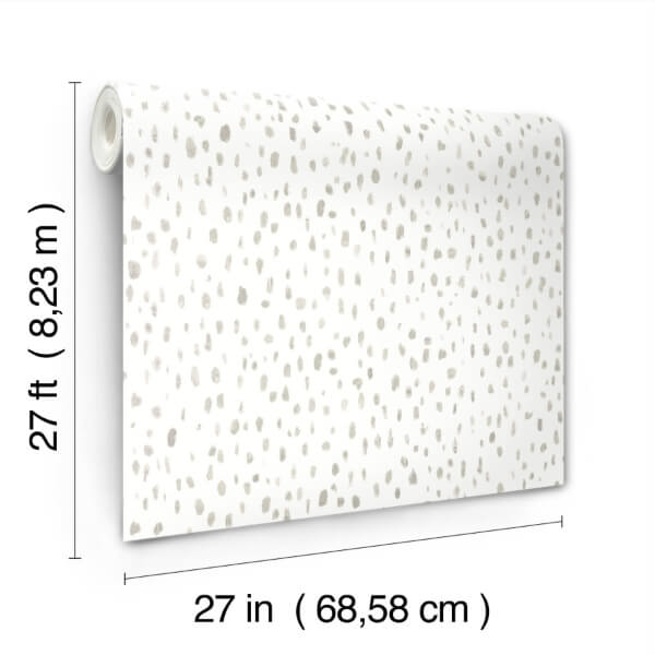 Tachette Taupe Wallpaper