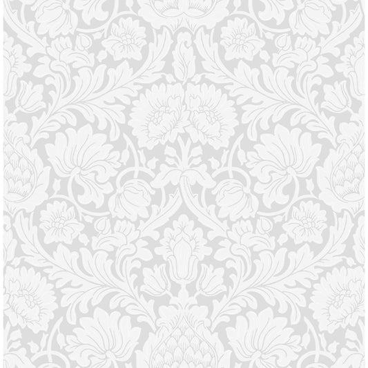 Bamburg Grey Floral Wallpaper