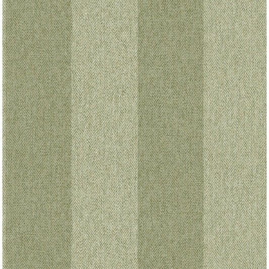 Finn Green Chevron Stripe Wallpaper