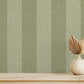 Finn Green Chevron Stripe Wallpaper