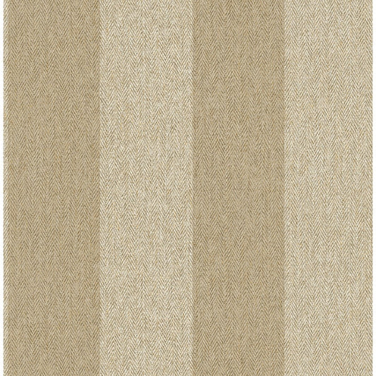 Finn Light Brown Chevron Stripe Wallpaper
