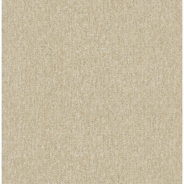 Theo Light Brown Chevron Wallpaper