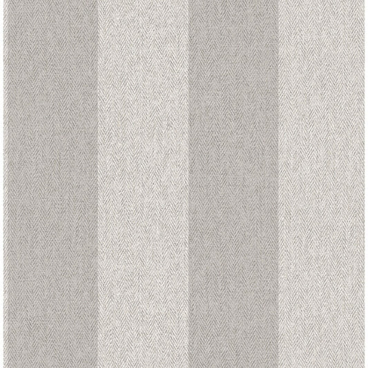 Finn Grey Chevron Stripe Wallpaper