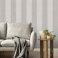 Finn Grey Chevron Stripe Wallpaper