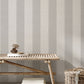 Finn Grey Chevron Stripe Wallpaper